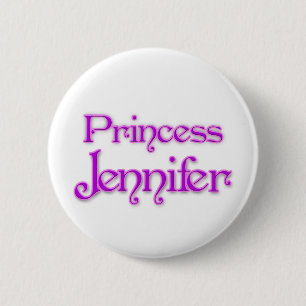 Badge Rond 5 Cm Princesse Jennifer