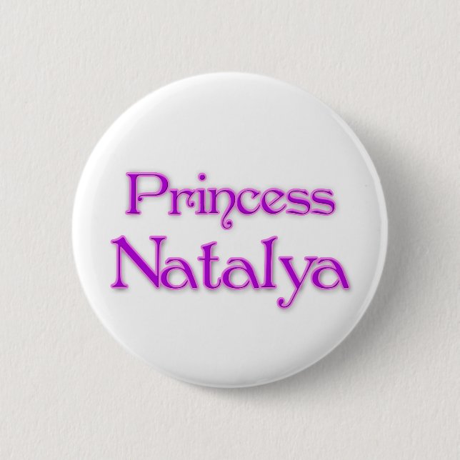 Badge Rond 5 Cm Princesse Natalya (Devant)
