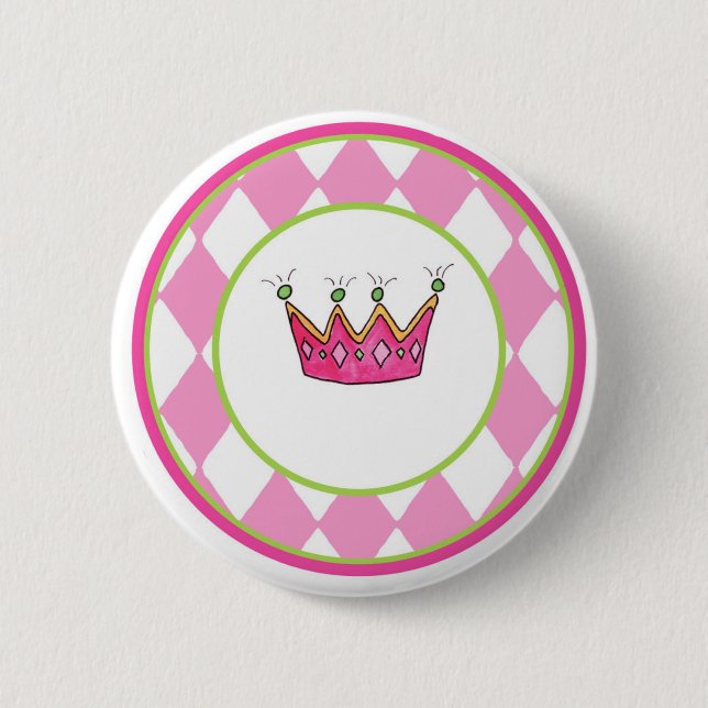 Badge Rond 5 Cm Princesse personnalisée (Devant)