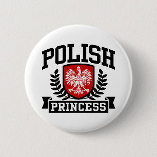 Badge Rond 5 Cm Princesse polonaise