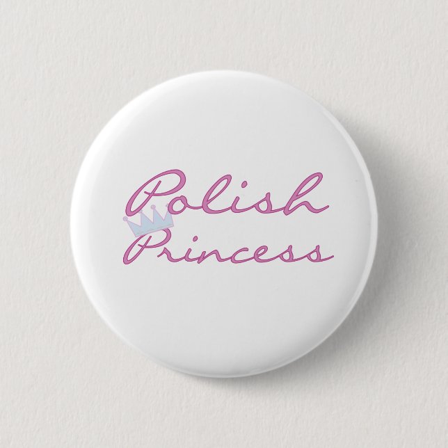Badge Rond 5 Cm Princesse polonaise (Devant)
