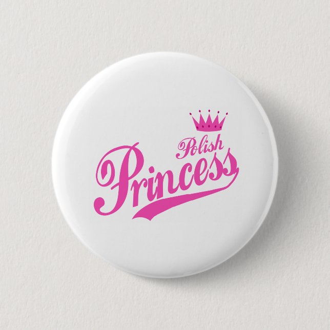 Badge Rond 5 Cm Princesse polonaise (Devant)