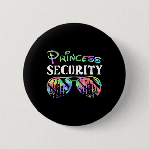 Badge Rond 5 Cm Princesse Sécurité Anniversaire Drôle Fête Matchin