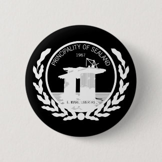Badge Rond 5 Cm principauté de crête de joint de sealand