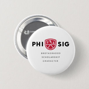 Badge Rond 5 Cm Principes Phi Sigma Kappa