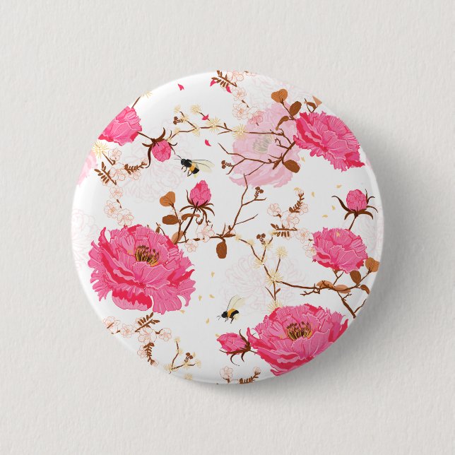 Badge Rond 5 Cm printemps (Devant)