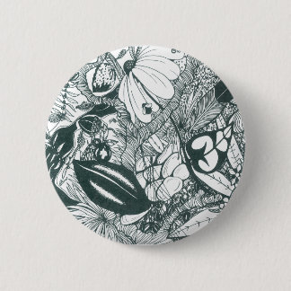 Badge Rond 5 Cm Printemps