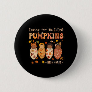 Badge Rond 5 Cm Prise En Charge Des Femmes Infirmières D'Halloween