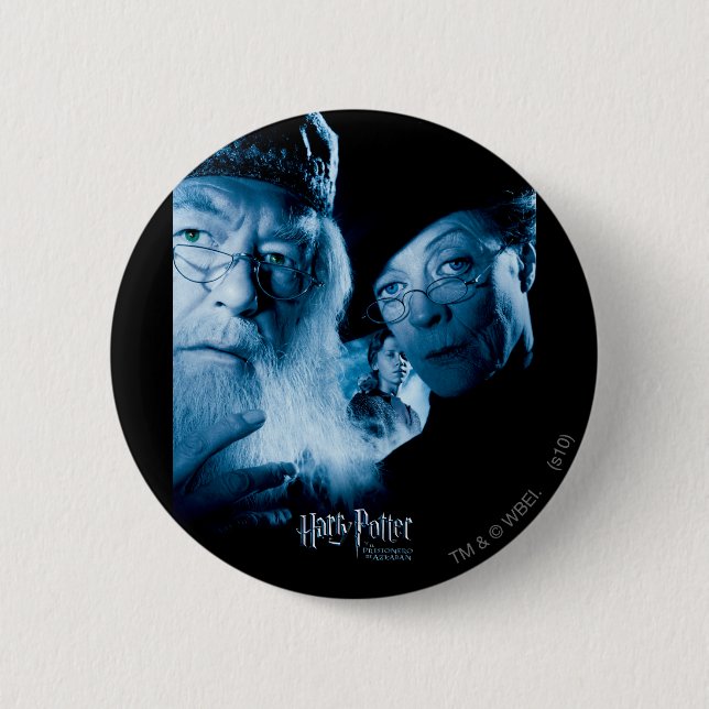Badge Rond 5 Cm Prisonnier d'Azkaban - espagnol 1 (Devant)