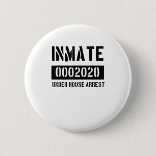 Badge Rond 5 Cm Prisonnier détenu Halloween 2020 Prison Cos