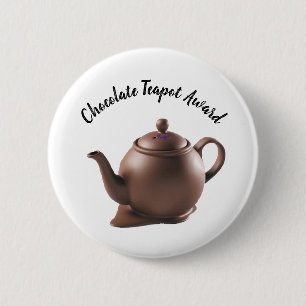 Badge Rond 5 Cm Prix de la théière au chocolat