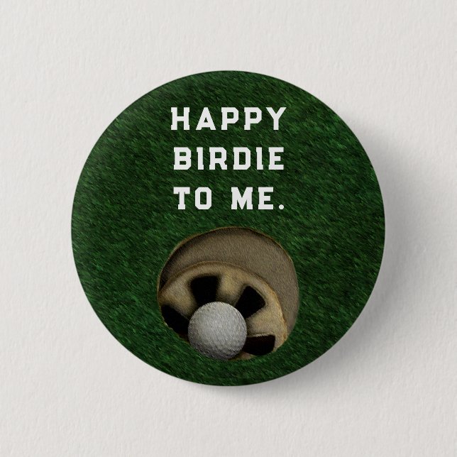 Badge Rond 5 Cm Prix Golf Birdie (Devant)