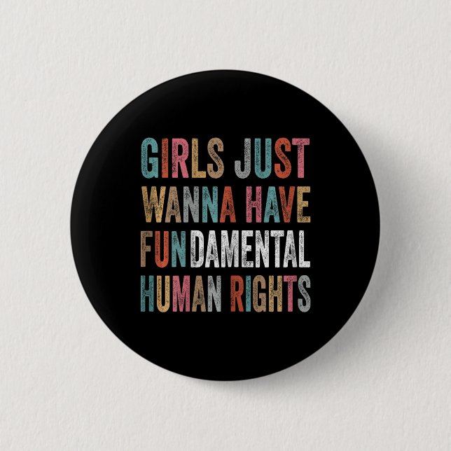 Badge Rond 5 Cm Pro Choice Feminist 2 (Devant)