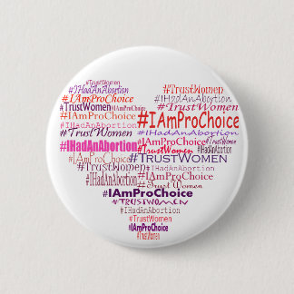 Badge Rond 5 Cm Pro coeur bien choisi