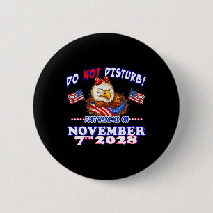 Badge Rond 5 Cm Pro Démocratie 4juillet élection sarcastique E