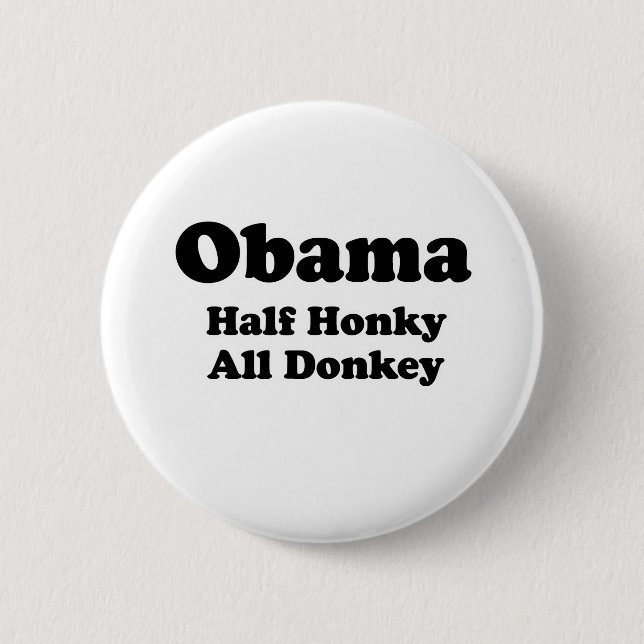 BADGE ROND 5 CM PRO OBAMA (Devant)