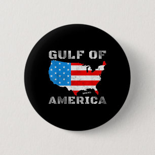 Badge Rond 5 Cm Pro-Trump Amérique Du Golfe Patriotique Officiel D