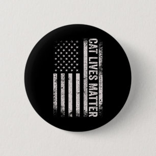 Badge Rond 5 Cm Problème de vies de chats Trump États-Unis Électio