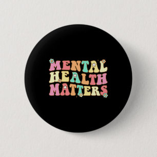 Badge Rond 5 Cm Problèmes de santé Maladie cérébrale humaine Sensi