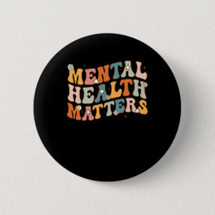 Badge Rond 5 Cm Problèmes de santé Maladie cérébrale humaine Sensi