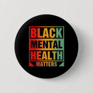 Badge Rond 5 Cm Problèmes de santé mentale Cerveau humain Conseill