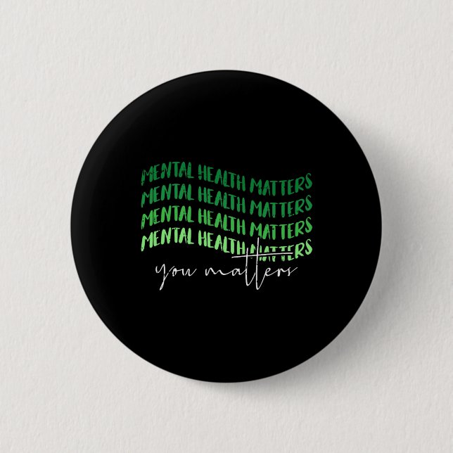 Badge Rond 5 Cm Problèmes de santé Sensibilisation Guerrier Consei (Devant)