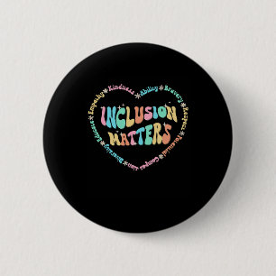 Badge Rond 5 Cm Problèmes d'inclusion Sensibilisation à l'autisme