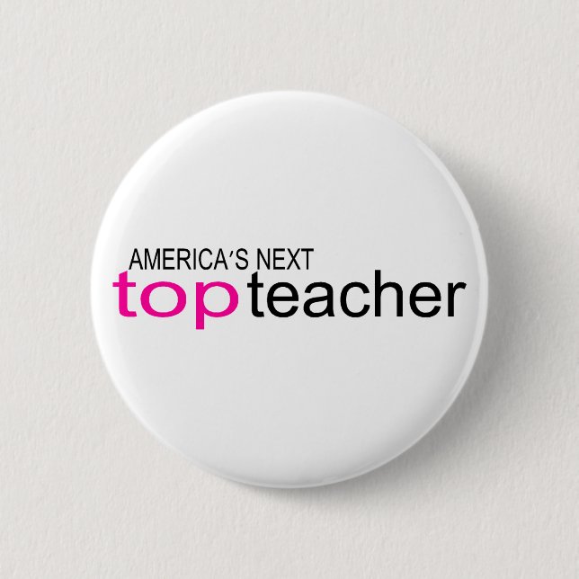 Badge Rond 5 Cm Prochain professeur supérieur des Amériques (Devant)