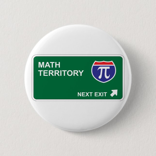 Badge Rond 5 Cm Prochaine sortie de maths (Devant)