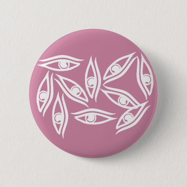 Badge Rond 5 Cm Produit à motif œil funky (Devant)