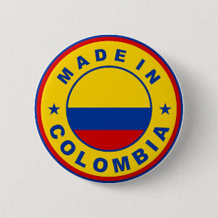 Badge Rond 5 Cm produit fabriqué en colombie étiquette de produit