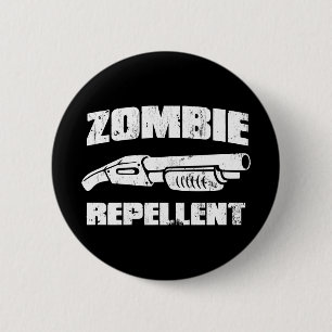 Badge Rond 5 Cm produit répulsif de zombi - le fusil de chasse