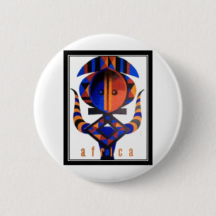 Badge Rond 5 Cm Produits d'Afrique