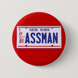 Badge Rond 5 Cm Produits de plaque minéralogique d'Assman New York