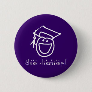Badge Rond 5 Cm Produits d'obtention du diplôme écartés par cla
