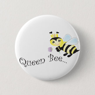 Badge Rond 5 Cm (produits multiples choisis) reine des abeilles