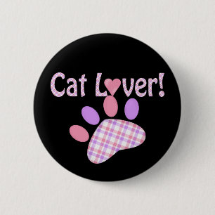 Badge Rond 5 Cm Produits pour amateur de chats