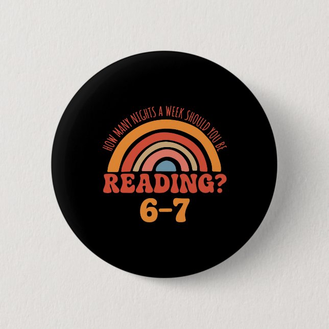 Badge Rond 5 Cm Prof d'anglais drôle 6-7 67 mème lecture  (Devant)