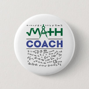 Badge Rond 5 Cm Prof de maths Coach Tuteur Professeur de mathémati