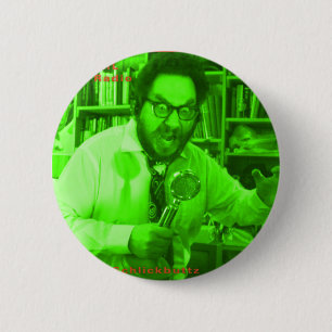 Badge Rond 5 Cm Prof. Heinrick Shlickbutz Phd. de Fast Karl show
