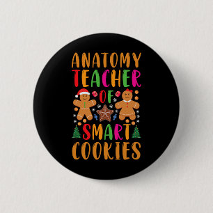 Badge Rond 5 Cm Professeur d'anatomie de cookies intelligents Funn