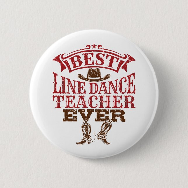 Badge Rond 5 Cm Professeur de danse en ligne (Devant)
