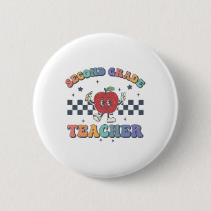 Badge Rond 5 Cm Professeur de deuxième année Ck à l'équipe de la r
