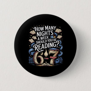 Badge Rond 5 Cm Professeur de lecture 67 drôle de mème anglais Com