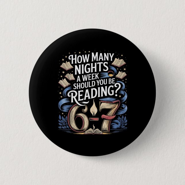 Badge Rond 5 Cm Professeur de lecture 67 drôle de mème anglais Com (Devant)