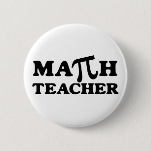Badge Rond 5 Cm Professeur de mathématiques
