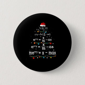 Badge Rond 5 Cm Professeur de mathématiques à Noël Math Joyeux Noë