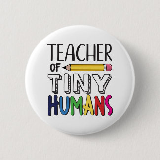 Badge Rond 5 Cm Professeur De Minuscules Humains