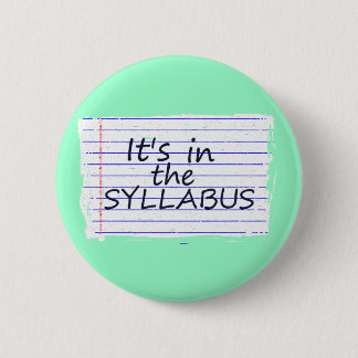 Badge Rond 5 Cm Professeur drôle Button d'université