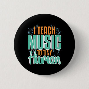 Badge Rond 5 Cm Professeur École De Musique Musiciens Musicale Gra